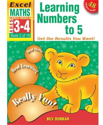 Excel Early Skills Maths Book 2 Learning Numbers To 5 Ages 3�4