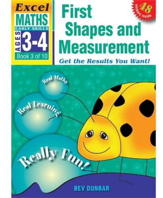 Excel Early Skills Maths Book 3 First Shapes & Measurement Ages 3�4