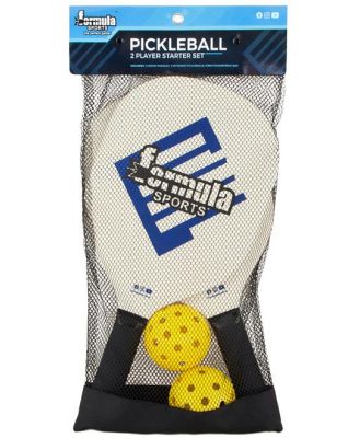 Pickleball Set With 2 Wooden Paddles & 2 Balls