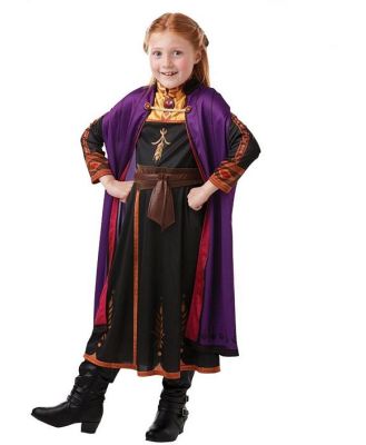 Frozen 2 Anna Classic Travelling Kids Dress Up Costume