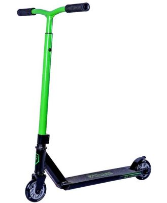 Grit Atom Scooter Black & Green With 2 Height Bars