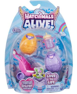 Hatchimals Alive Hatch N Stroll Nursery Pack