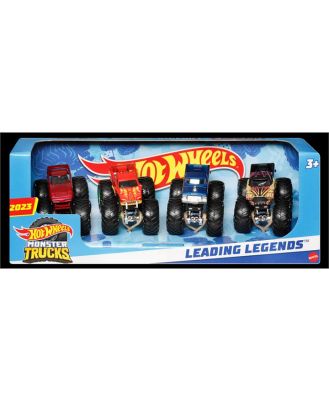 Hot Wheels Monster Trucks 1:64 Four Pack Assorted