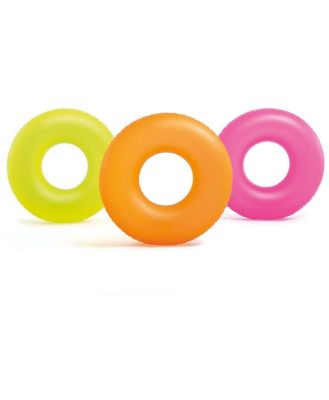 Intex Inflatable Pool Toy Neon Frost Tube 91cm Assorted