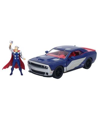 Jada Diecast 1:24 Marvel Superheroes 2015 Dodge SRT8 Hellcat With Thor Figure