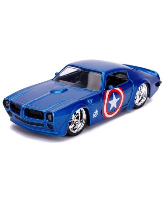 Jada Diecast 1:32 Captain America 1972 Pontiac Firebird Hollywood Rides