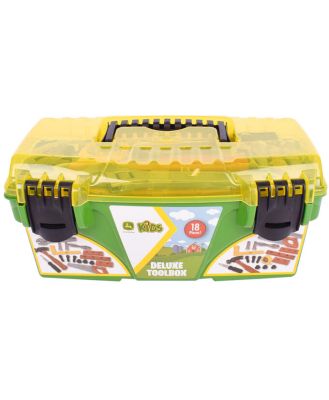 John Deere Kids Toolbox With 18 Tools & Accessories