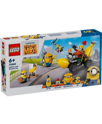 LEGO Despicable Me 4 Minions & Banana Car