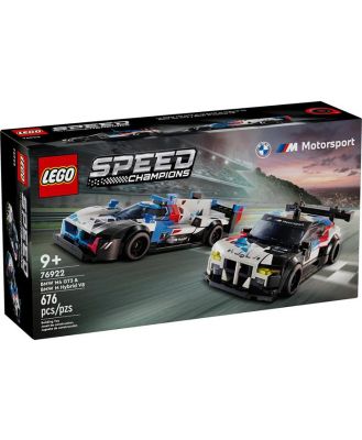 LEGO Speed Champions BMW M4 GT3 & BMW M Hybrid V8 Race Cars