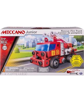 Meccano Junior Rescue Fire Truck With Lights & Sounds