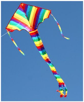 Ocean Breeze Rainbow Delta Kite