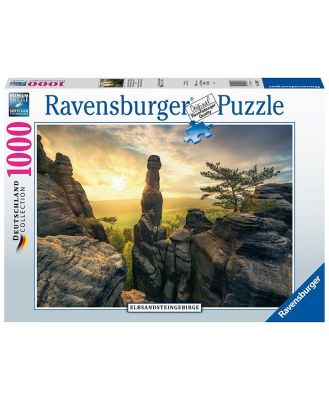 Ravensburger Puzzle 1000 Piece Monolith Elbe Sandstone Mountains