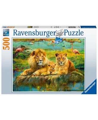 Ravensburger Puzzle 500 Piece Lions In The Savannah