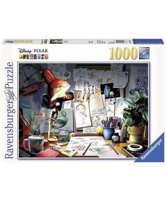 Ravensburger Puzzle Disney 1000 Piece Pixar The Artists Desk