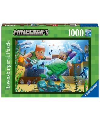 Ravensburger Puzzle Minecraft 1000 Piece Minecraft Mosaic