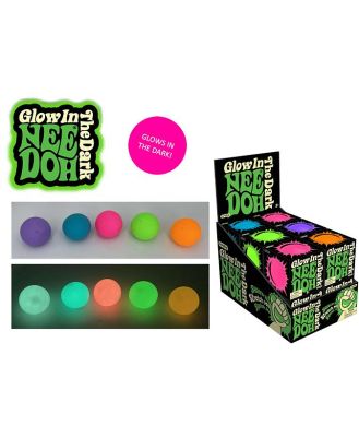 Schylling Nee-Doh Stress Ball Glow In The Dark Colour Assorted