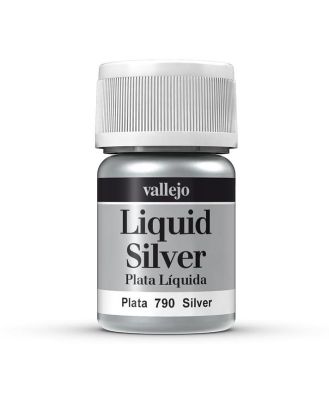 Vallejo Acrylic Paint Model Colour Metallic Silver Alcohol Base 35ml