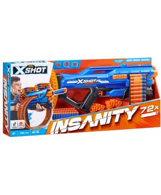 XSHOT Insanity Mad Mega Barrel Dart Blaster