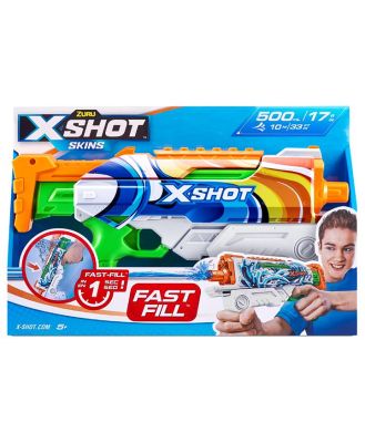 XSHOT Water Pistol Fast Fill Skins Hyperload Assorted