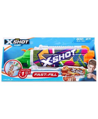 XSHOT Water Pistol Fast Fill Skins Pump Action Assorted