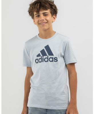 adidas Boys' Big Logo T-Shirt in Grey