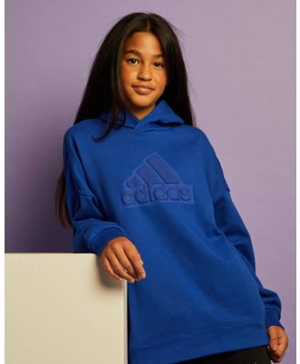 adidas Girls' Future Icons Hoodie in Navy