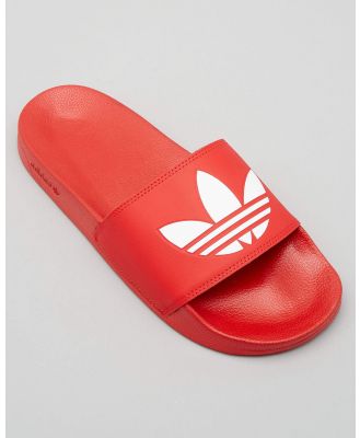 adidas Mens' Adilette Lite Slides in Red