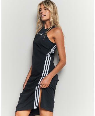 adidas Women's Future Icon 3 Stripe Dress in Black