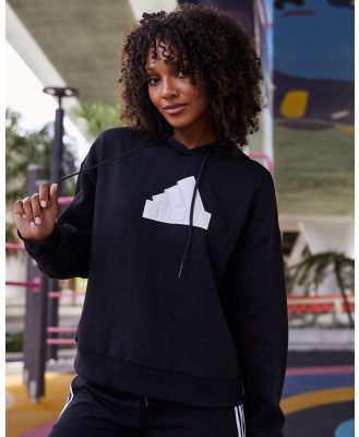 adidas Women's Future Icons Hoodie in Black
