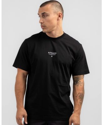 Afends Men's Space Retro Fit T-Shirt in Black