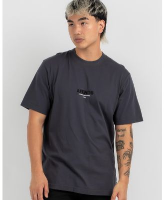 Afends Men's Vinyl T-Shirt in Grey