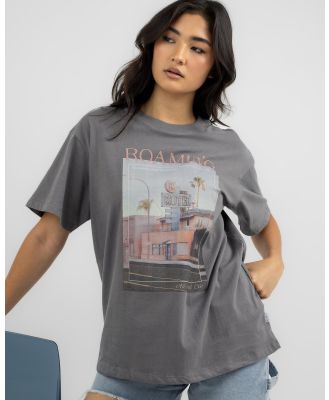 All About Eve Women's Destination T-Shirt in Grey