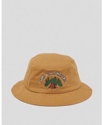 American Needle Women's Camp Yellowstone Bucket Hat in Natural