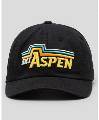 American Needle Women's Vintage Ski Aspen Ball Park Dad Cap in Black
