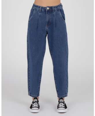 Ava And Ever Girls' Balloon Jeans in Blue