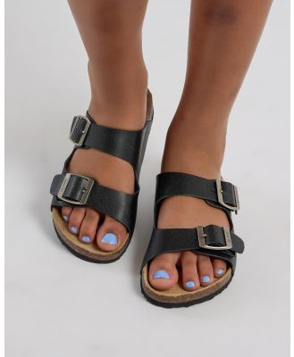 Ava And Ever Girls' Cortina Slides Sandals in Black