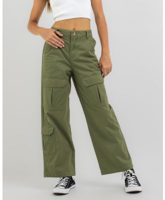 Ava And Ever Girls' Crew Pants in Green