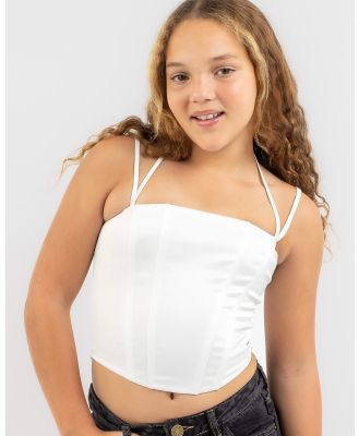 Ava And Ever Girls' Jess Corset Top in White