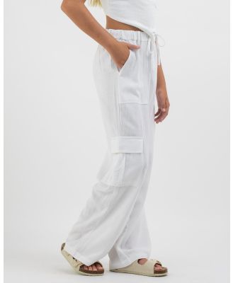 Ava And Ever Girls' Kaia Dallis Beach Pants in White