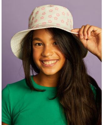 Ava And Ever Girls' Posie Bucket Hat in Pink