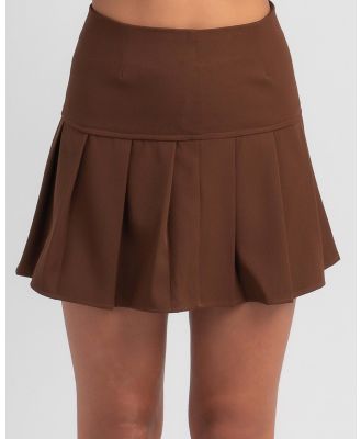 Ava And Ever Girls' Ricci Skirt in Brown