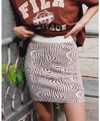 Ava And Ever Women's Abby Skirt in Brown