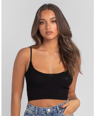 Ava And Ever Women's Ash Knit Top in Black
