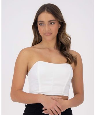 Ava And Ever Women's Beautiful Day Bustier Top in White