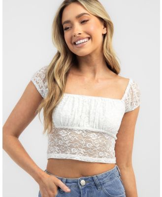 Ava And Ever Women's Danny Lace Cami Top in White