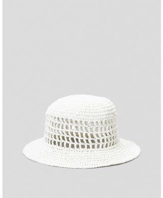 Ava And Ever Women's Desi Straw Hat in White