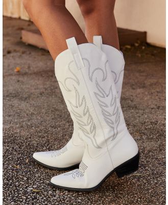 Ava And Ever Women's Dusty Boots in White