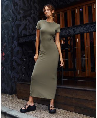 Ava And Ever Women's Ethan Midi Dress in Green