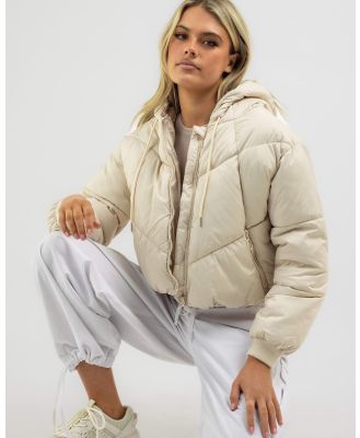 Ava And Ever Women's Fate Puffer Jacket in Cream