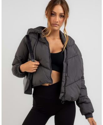 Ava And Ever Women's Fate Puffer Jacket in Grey